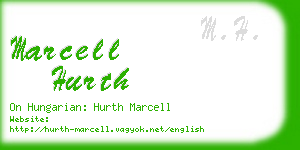 marcell hurth business card